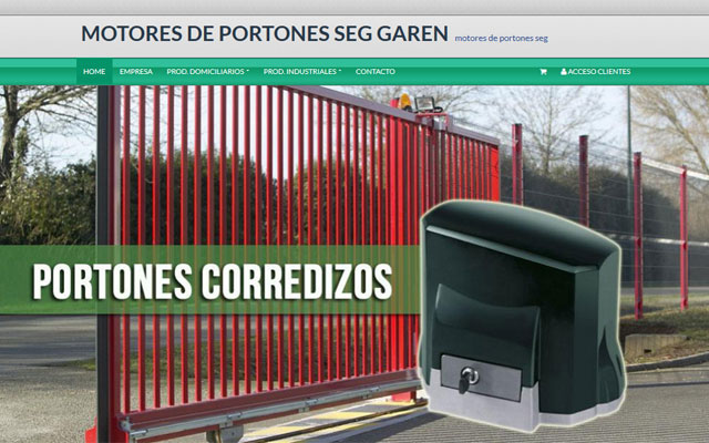 Seg Garen Motores para Portones - www.seggarenmotoresparaportones.com.ar